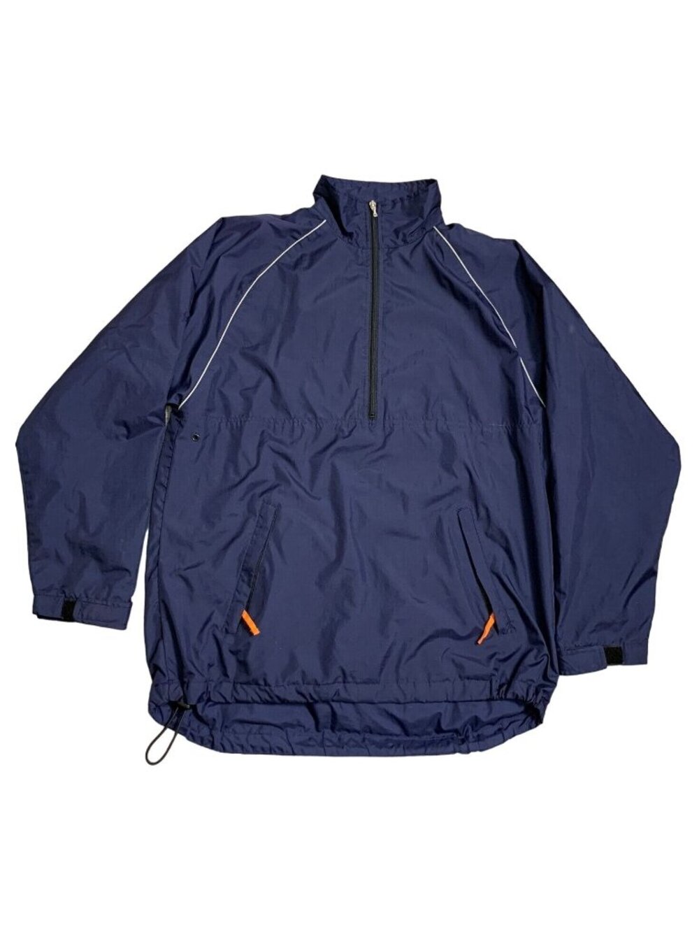 Prospirit Windbreaker Jacket Size Small Navy Blue Pullover Half-Zip Pockets